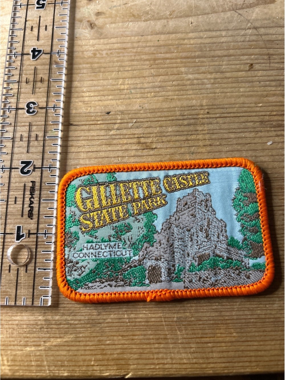 Vintage Gillette Castle State Park Embroidered Patch